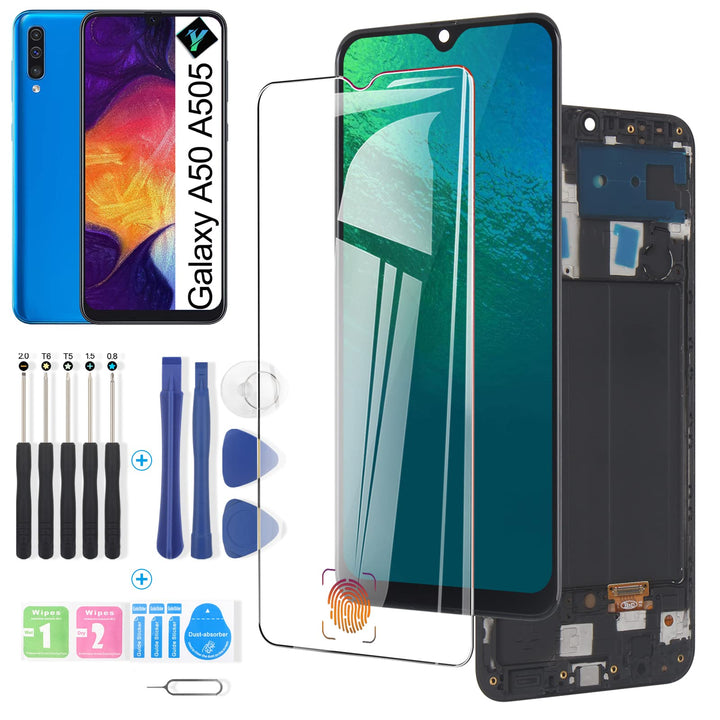 Samsung A50 LCD Oled With Finger Print for Samsung A50 LCD