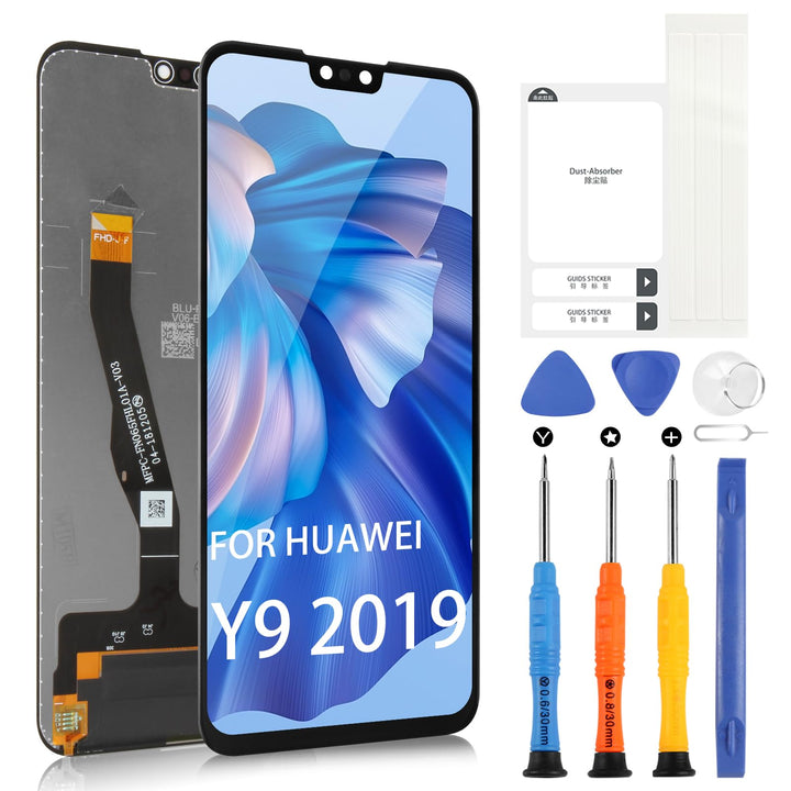 Touch Screen Replacement Lcd Assembly for Huawei Y9 2019, LCD