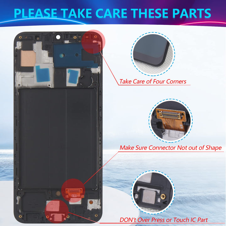 Samsung A50 LCD Oled With Finger Print for Samsung A50 LCD